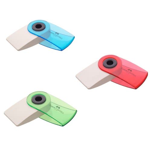 Faber-Castell Γόμα Mini Sleeve Ημιδιάφανη 182412 9555684642226