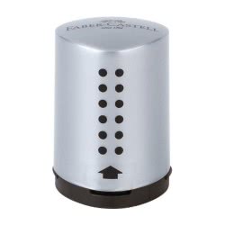 Faber-Castell Ξύστρα Mini Grip Silver 183700 4005401837008