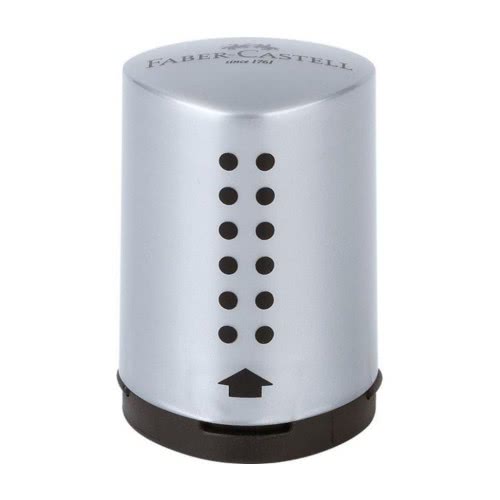 Faber-Castell Sharpener Mini Grip Silver 183700 4005401837008