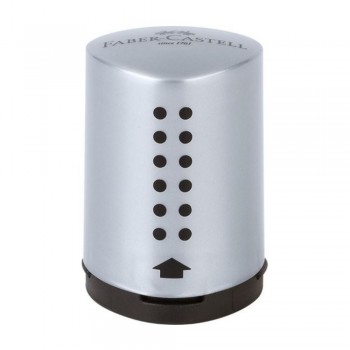 Faber-Castell Ξύστρα Mini Grip Silver 183700 4005401837008
