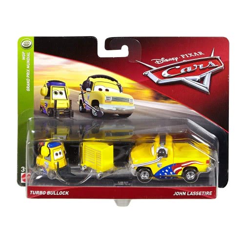 Mattel Disney/Pixar Cars 3 Turbo Bullock And John Lassetire Αυτοκινητάκια Σετ Των 2 DXV99 / FLH66 887961558524