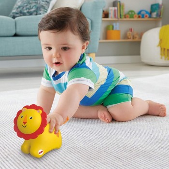 Mattel Γυριστρούλια Ζωάκια - Κουδουνίστρα Λιονταράκι FRR65 / FNT17 887961601022