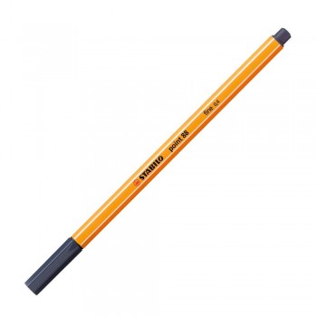 STABILO Fineliner Point Μαρκαδόρος Ακίδας 0,4Mm 88/98 Payne's Grey Γκρι 88/98 4006381493390