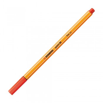 STABILO Fineliner Point Μαρκαδόρος Ακίδας 0,4Mm 88/48 Κόκκινο Ανοικτό Light Red 88/48 4006381493215