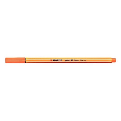 STABILO Fineliner Point Μαρκαδόρος Ακίδας 0,4Mm 88/54 Neon Πορτοκαλί 88/54 4006381438575