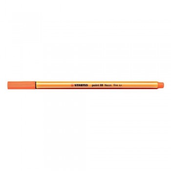 STABILO Fineliner Point Μαρκαδόρος Ακίδας 0,4Mm 88/54 Neon Πορτοκαλί 88/54 4006381438575