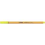 STABILO Fineliner Point Μαρκαδόρος Ακίδας 0,4Mm 88/24 Neon Κίτρινο 88/24 4006381438544