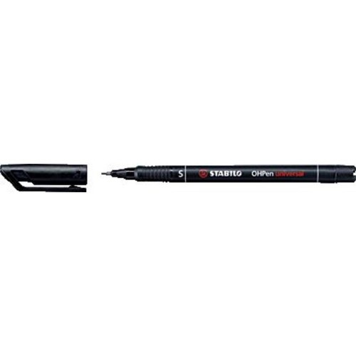 STABILO Hopen Universal Ανεξίτηλος Μαρκαδόρος S 0.4Mm Μαύρος 841/46 4006381119023
