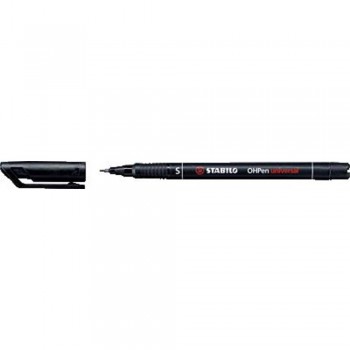 STABILO Hopen Universal Ανεξίτηλος Μαρκαδόρος S 0.4Mm Μαύρος 841/46 4006381119023