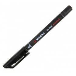 STABILO Hopen Universal Ανεξίτηλος Μαρκαδόρος Μ 1Mm Μαύρος 843/46 4006381115575