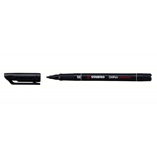 STABILO Hopen Universal Permanent Marker Μ 1Mm Black 843/46 4006381115575