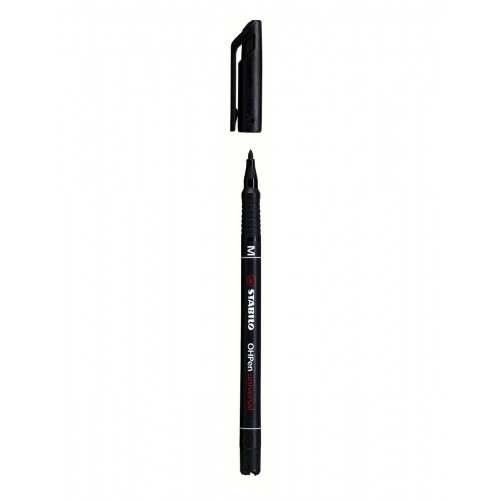 STABILO Hopen Universal Ανεξίτηλος Μαρκαδόρος Μ 1Mm Μαύρος 843/46 4006381115575