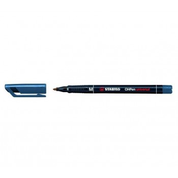 STABILO Hopen Universal Permanent Marker M 1Mm Blue 843/41 4006381115438