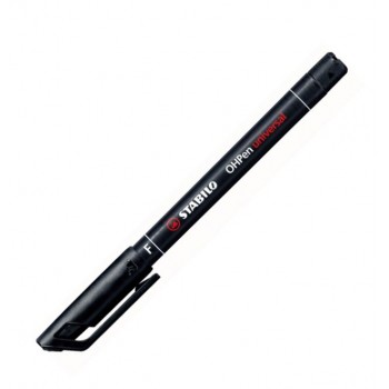 STABILO Hopen Universal Ανεξίτηλος Μαρκαδόρος Fine 0.7Mm Μαύρος 842/46 4006381119085