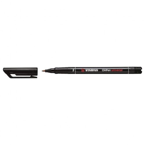 STABILO Hopen Universal Ανεξίτηλος Μαρκαδόρος Fine 0.7Mm Μαύρος 842/46 4006381119085