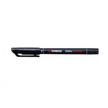 STABILO Hopen Universal Permanent Marker Fine 0.7Mm Black 842/46 4006381119085
