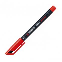 STABILO Hopen Universal Ανεξίτηλος Μαρκαδόρος Fine 0.7Mm Κόκκινο 842/40 4006381119054