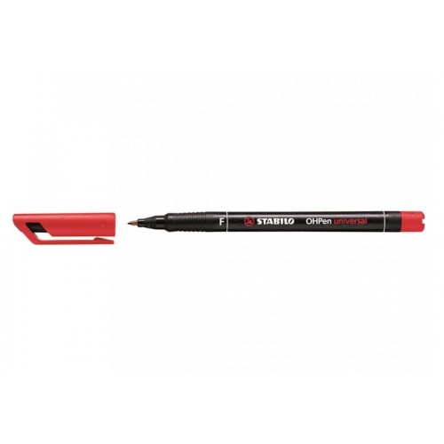 STABILO Hopen Universal Permanent Marker Fine 0.7Mm Red 842/40 4006381119054