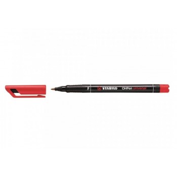 STABILO Hopen Universal Ανεξίτηλος Μαρκαδόρος Fine 0.7Mm Κόκκινο 842/40 4006381119054