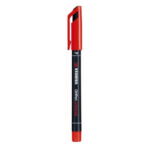 STABILO Hopen Universal Permanent Marker Fine 0.7Mm Red 842/40 4006381119054