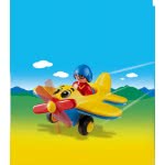 Playmobil 123 Propeller Plane With Pilot 6717 4008789067173