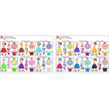 Just toys Cup Cake Surprise Mini Glitter: Μικρές Πριγκίπισσες Με Glitter, Σειρά 2 - 12 Σχέδια 1109 8886457611097