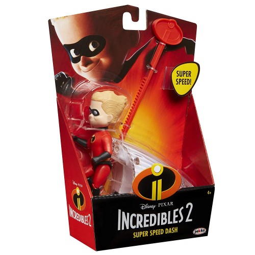 JAKKS PACIFIC The Incredibles 2 Φιγούρα Super Speed Nτας Με Εκτοξευτή, 15Εκ. 74865 039897748658
