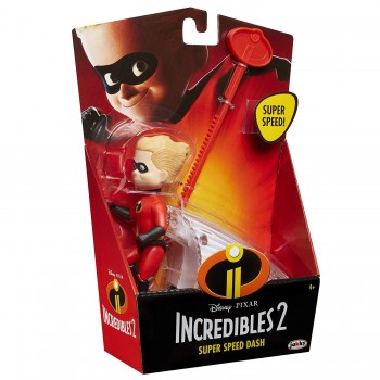 JAKKS PACIFIC The Incredibles 2 Φιγούρα Super Speed Nτας Με Εκτοξευτή, 15Εκ. 74865 039897748658