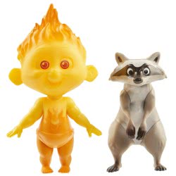 JAKKS PACIFIC The Incredibles 2 Φιγούρα Τζακ Τζακ Και Ρακουν, Σετ Των 2Τμχ 74950 039897749501