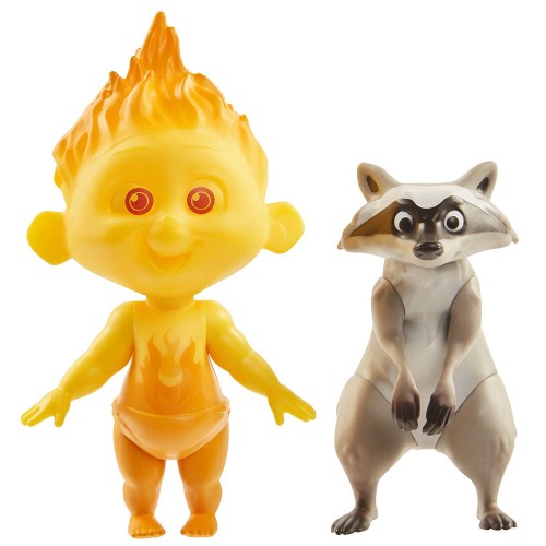 JAKKS PACIFIC The Incredibles 2 The Incredible And Jack Raccoon Figures, Pack Of 2 74950 039897749501