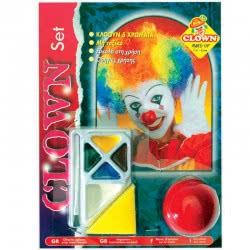 CLOWN Μακιγιάζ 5 Χρώματα Κλόουν 70268 5203359702686