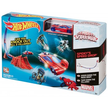 Mattel Hot Wheels Spiderman Πίστα CDJ22 887961042276