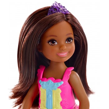 Mattel Barbie Dreamtopia Fairytale Dress-Up - Chelsea (Brunette) FJC99 / FJD01 887961533545