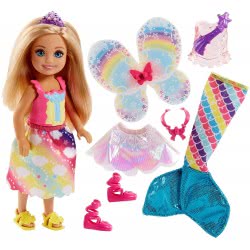 Mattel Barbie Dreamtopia Παραμυθένια Εμφάνιση Σετ Δώρου - Τσέλσι FJC99 / FJD00 887961533552