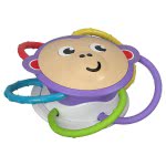 Mattel Twist And Turn Στριφογυριστρούλια Κουδουνίστρα Μαϊμουδάκι FVF42 / FVF43 887961656923