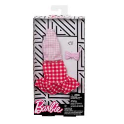Mattel Barbie Fashion Pink Top And Gingham Skirt FND47 / FKR99 887961551617