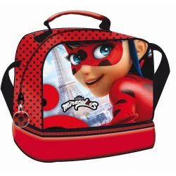 GIM Miraculous Ladybug Paris Τσαντάκι Φαγητού Oβαλ 346-01220 5204549113565