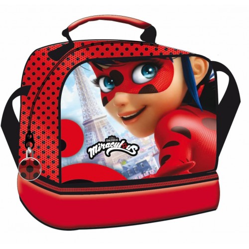 GIM Miraculous Ladybug Paris Τσαντάκι Φαγητού Oβαλ 346-01220 5204549113565