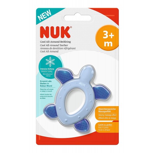 NUK Cool All-Around Δακτύλιος Οδοντοφυΐας Ψυγείου Χελωνάκι - 3 Χρώματα 10256451 4008600271451