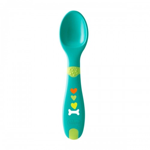 Chicco First Cutlery Σετ Πιρούνι - Κουτάλι 12M+ Πράσινο F01-16101-30 8058664086627