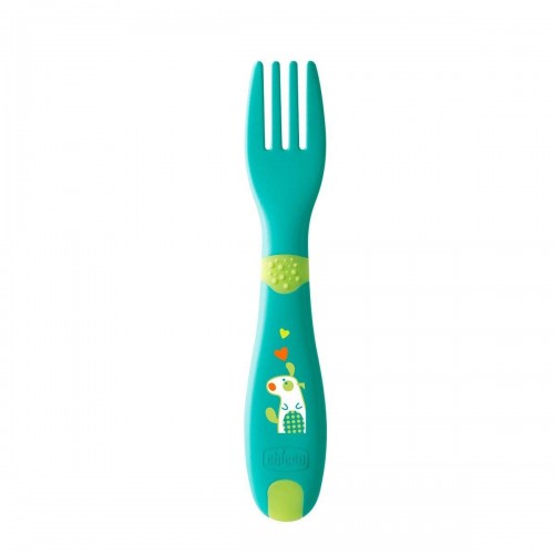 Chicco First Cutlery Σετ Πιρούνι - Κουτάλι 12M+ Πράσινο F01-16101-30 8058664086627