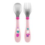 Chicco Mix And Match Σετ Πιρούνι - Κουτάλι 18Μ+ Κορίτσι F05-16102-10 8058664086634
