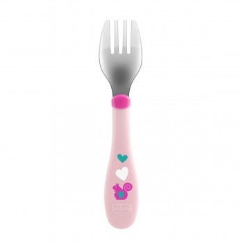 Chicco Mix And Match Σετ Πιρούνι - Κουτάλι 18Μ+ Κορίτσι F05-16102-10 8058664086634