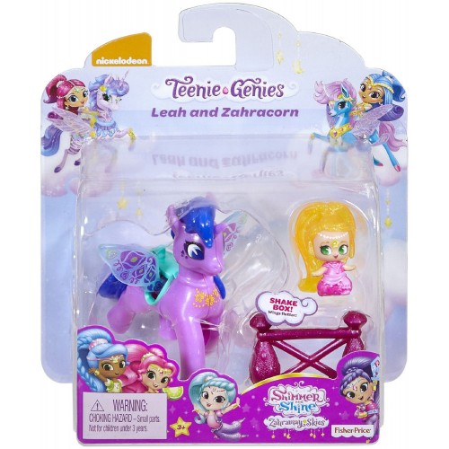 Mattel Shimmer And Shine Teenie Genies Leah And Zahracorn FPV96 / FPV98 887961617283