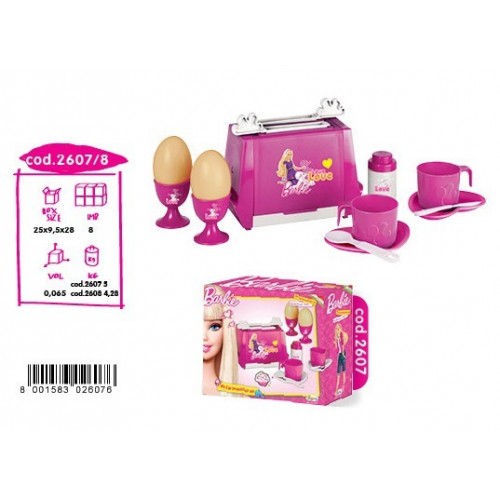 FARO Barbie Σετ Πρωινού And Τοστιέρα 2607 8001583026076