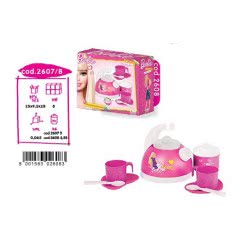 FARO Barbie Σετ Πρωινού Και Βραστήρας 2608 8001583026083