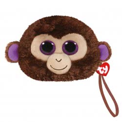 ty Fashion Coconut Plush Wristlet Monkey Brown 1607-95204 008421952045