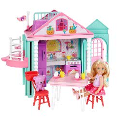 Mattel Barbie Club Chelsea Τσέλσι Σπιτάκι Και Κούκλα DWJ50 887961382723