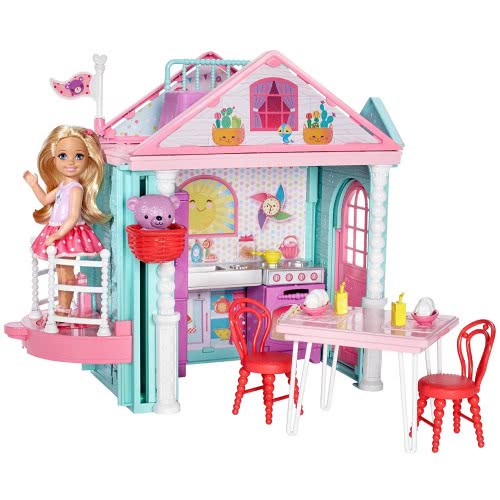 Mattel Barbie Club Chelsea Doll And Clubhouse DWJ50 887961382723