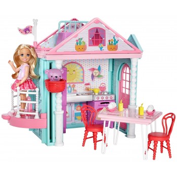 Mattel Barbie Club Chelsea Doll And Clubhouse DWJ50 887961382723